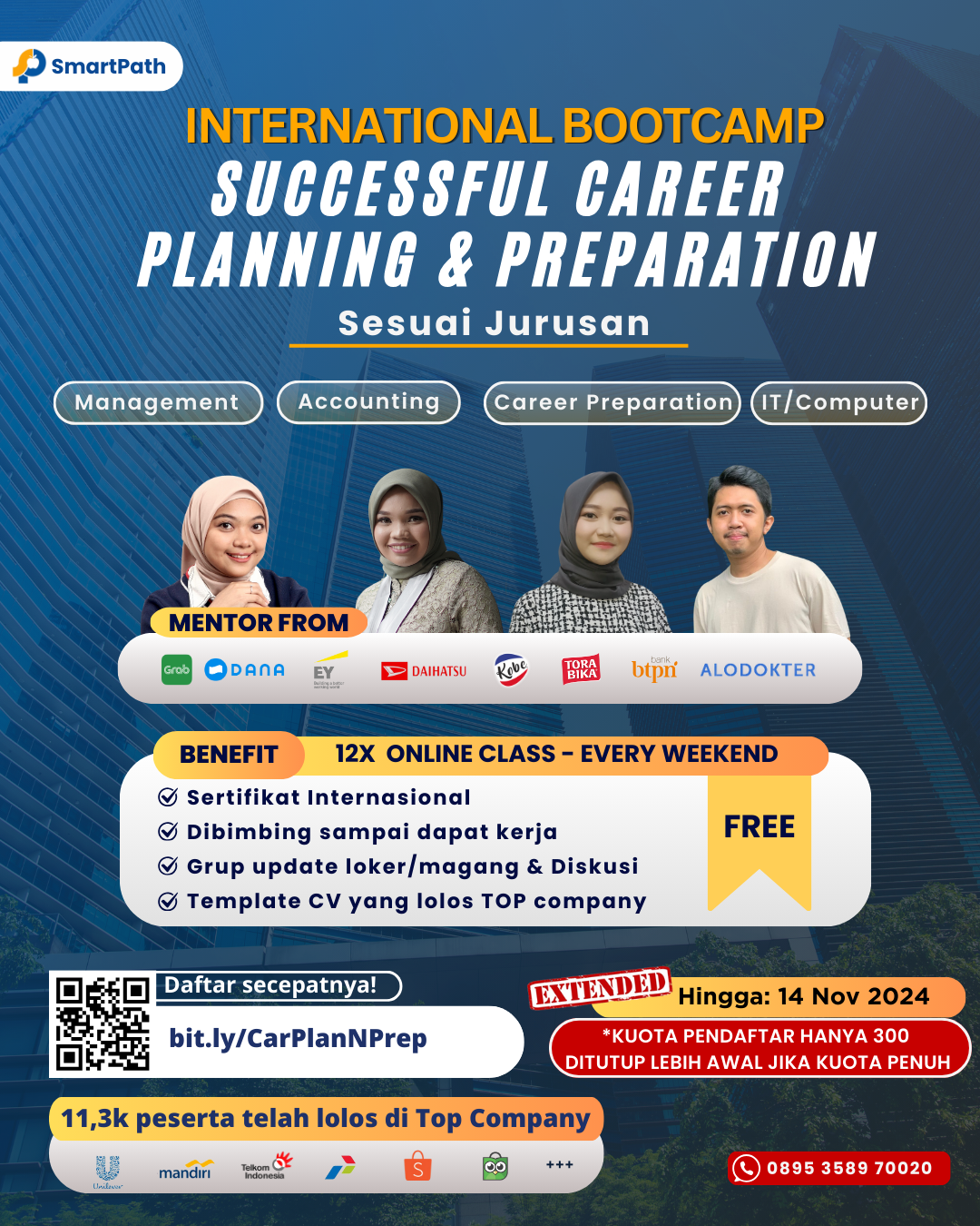 INTERNATIONAL BOOTCAMP - Successful Career Planning & Preparation